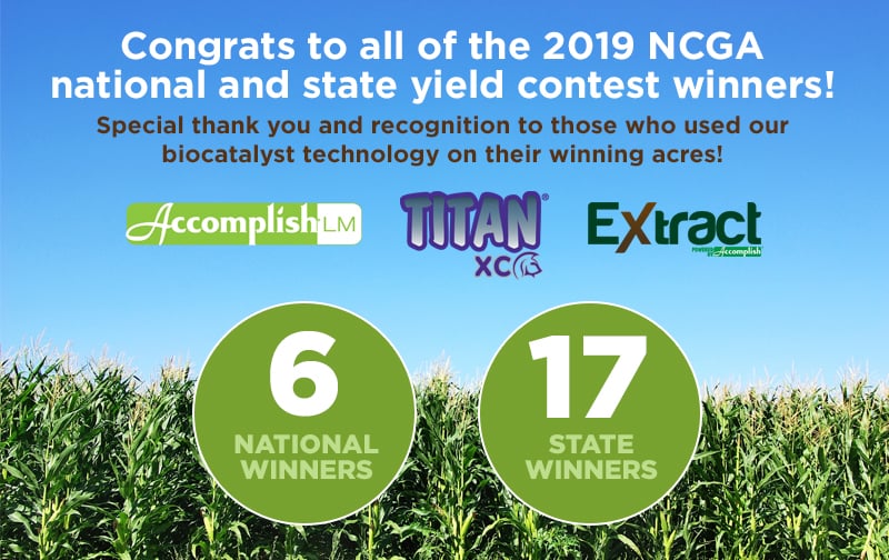 Congratulating the 2019 NCGA Corn Yield Contest Winners