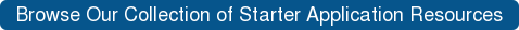Browse Our Collection of Starter Application Resources
