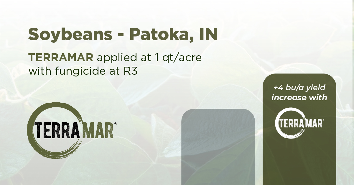 Using TERRAMAR on Reproductive-Stage Corn & Soybeans to Reduce Stress