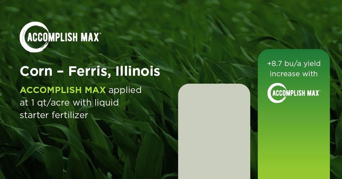 ACCOMPLISH MAX Performs in Illinois Corn Starter Trial